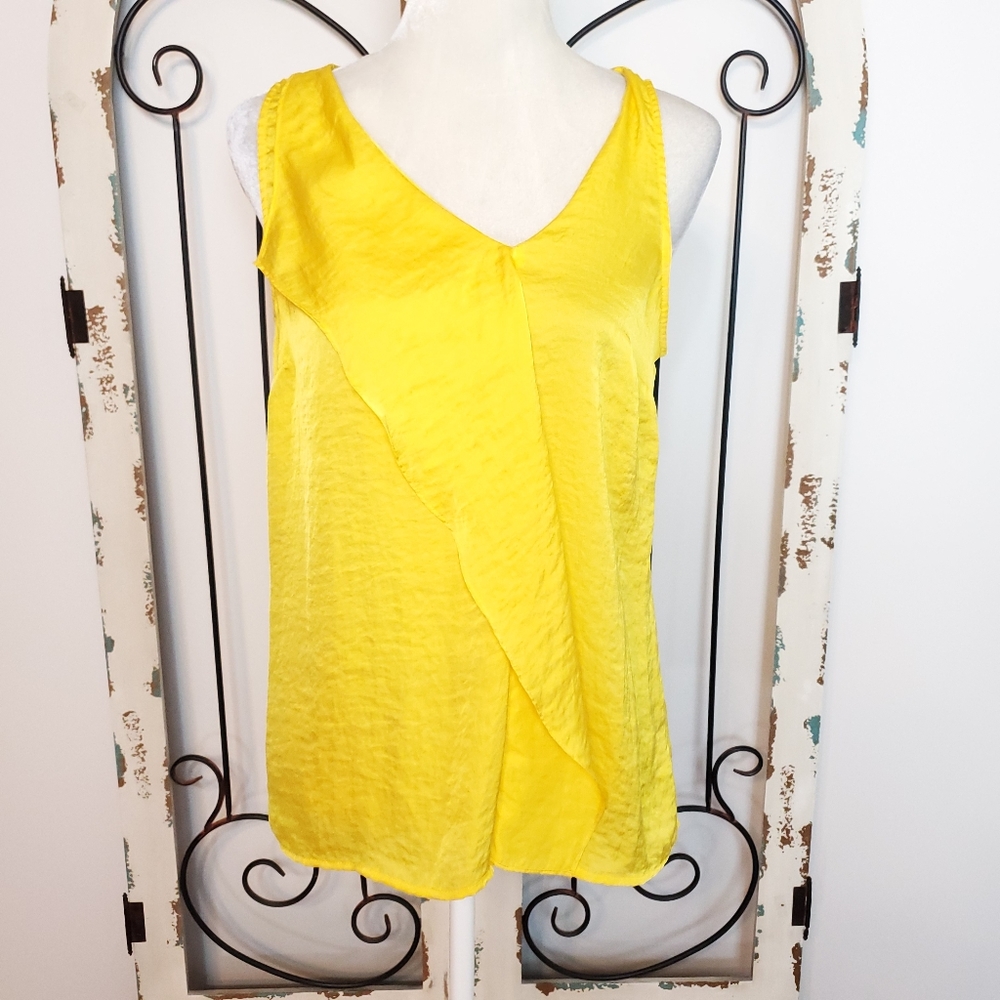 Yellow Sleeveless Women's Top